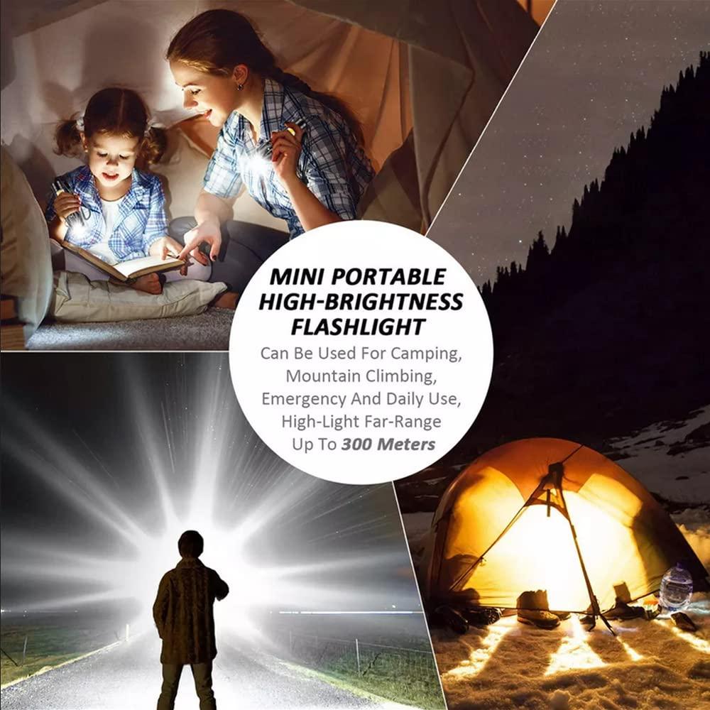 Mini USB Rechargeable Torch Light Super Bright Pocket