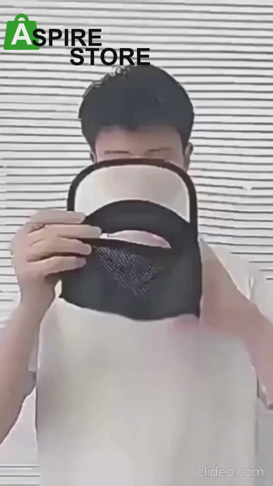 Outdoor Cycling Sunshade Cap with Face Mask