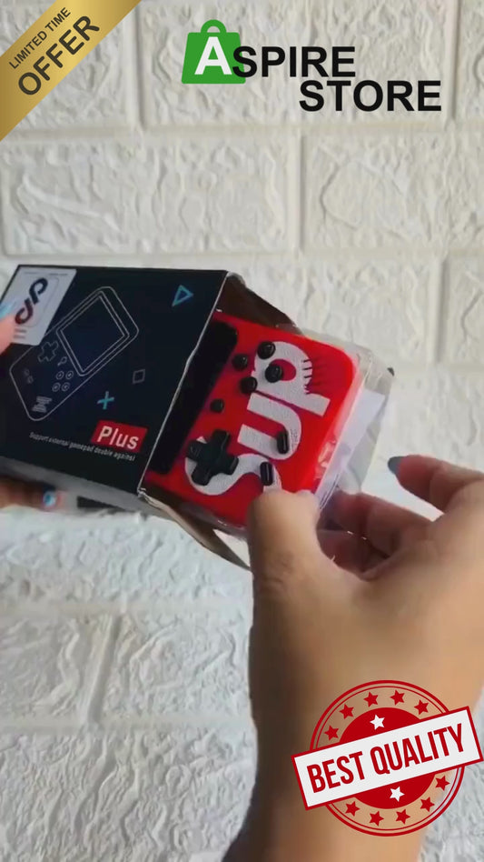 400 in 1 Sup Video Games Portable, Led Screen and USB Rechargeable, Handheld Console.