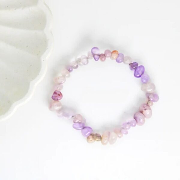 Amethyst Tranquility Stone Bracelet For women