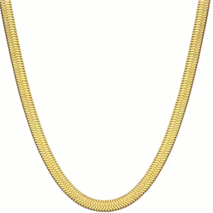 Gold Snake Necklace Chain For Women and Girls