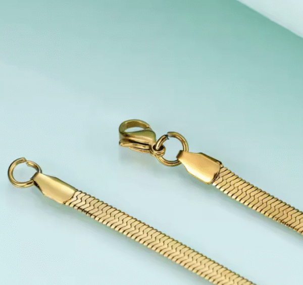 Gold Snake Necklace Chain For Women and Girls